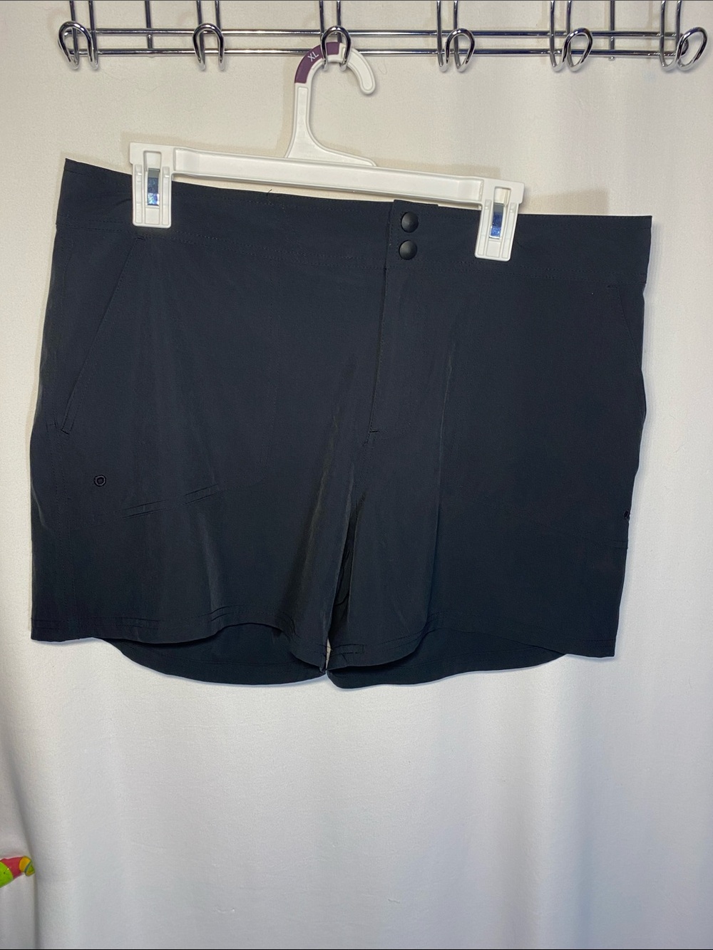 Women's Black Hiking Shorts, LL Bean, Size 14 NWOT